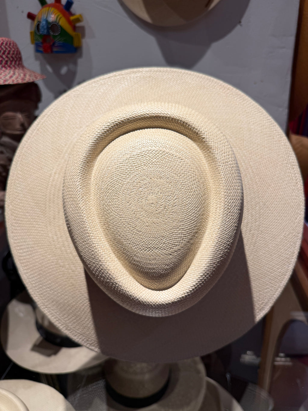 Panama Lady Planteur Naturelle- Galon Marron
