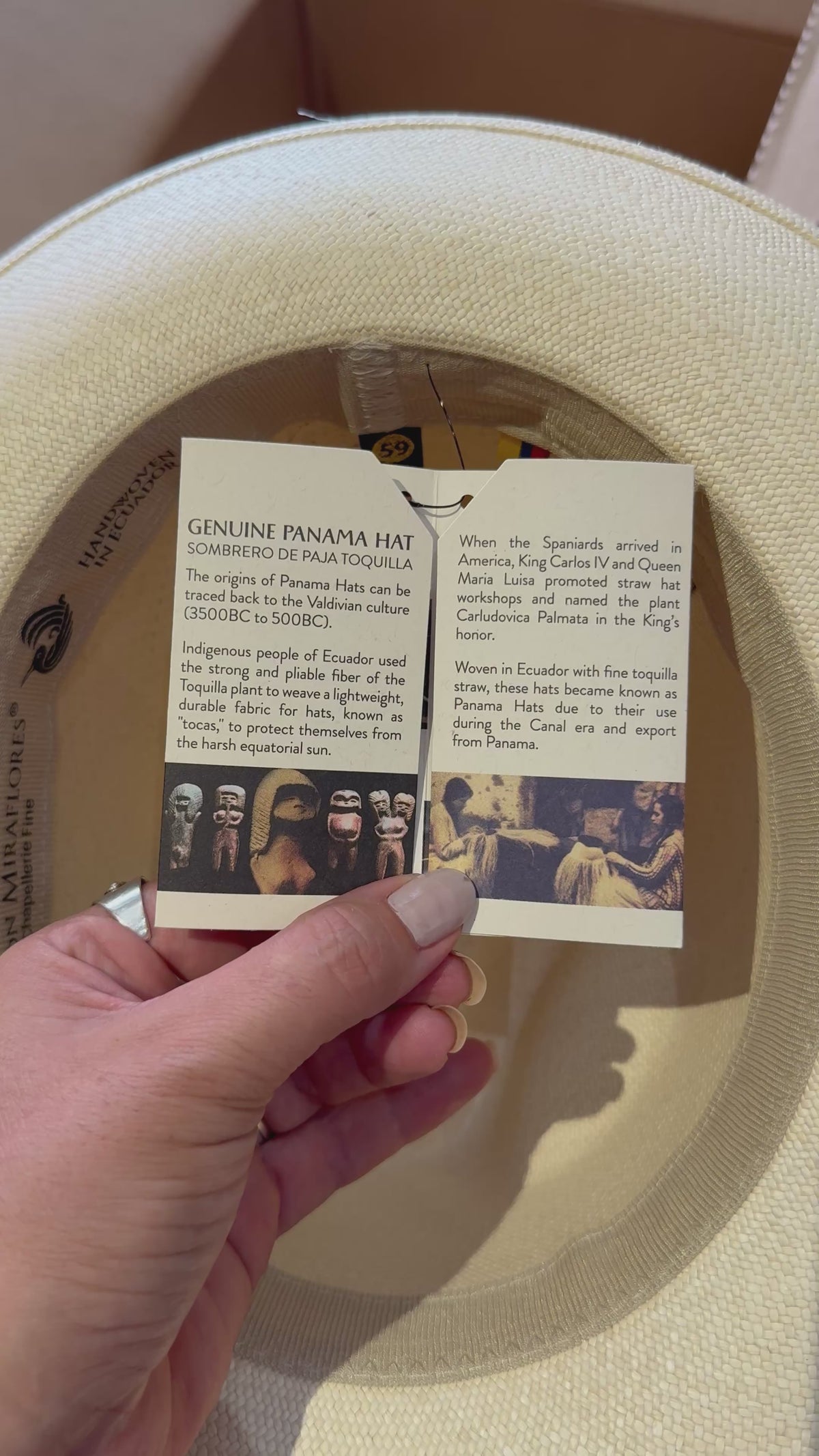Teddy King Panama Hat
